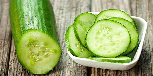 Cucumber benefits for stomach and eyes and face and blood pressure