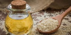 Sesame oil benefits females and males and skin and hair