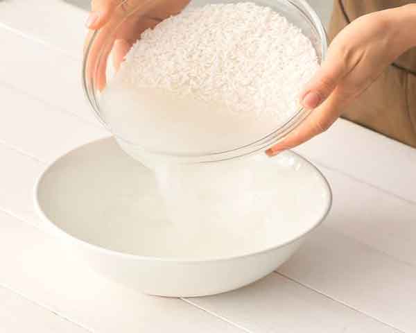 Rice water benefits for face and skin and hair and scalp and hair growth