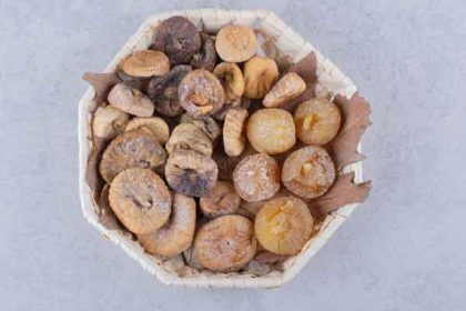Dried fig nutrition fact per 100g