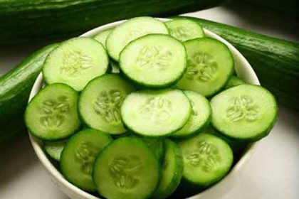 Eating cucumber benefits for skin